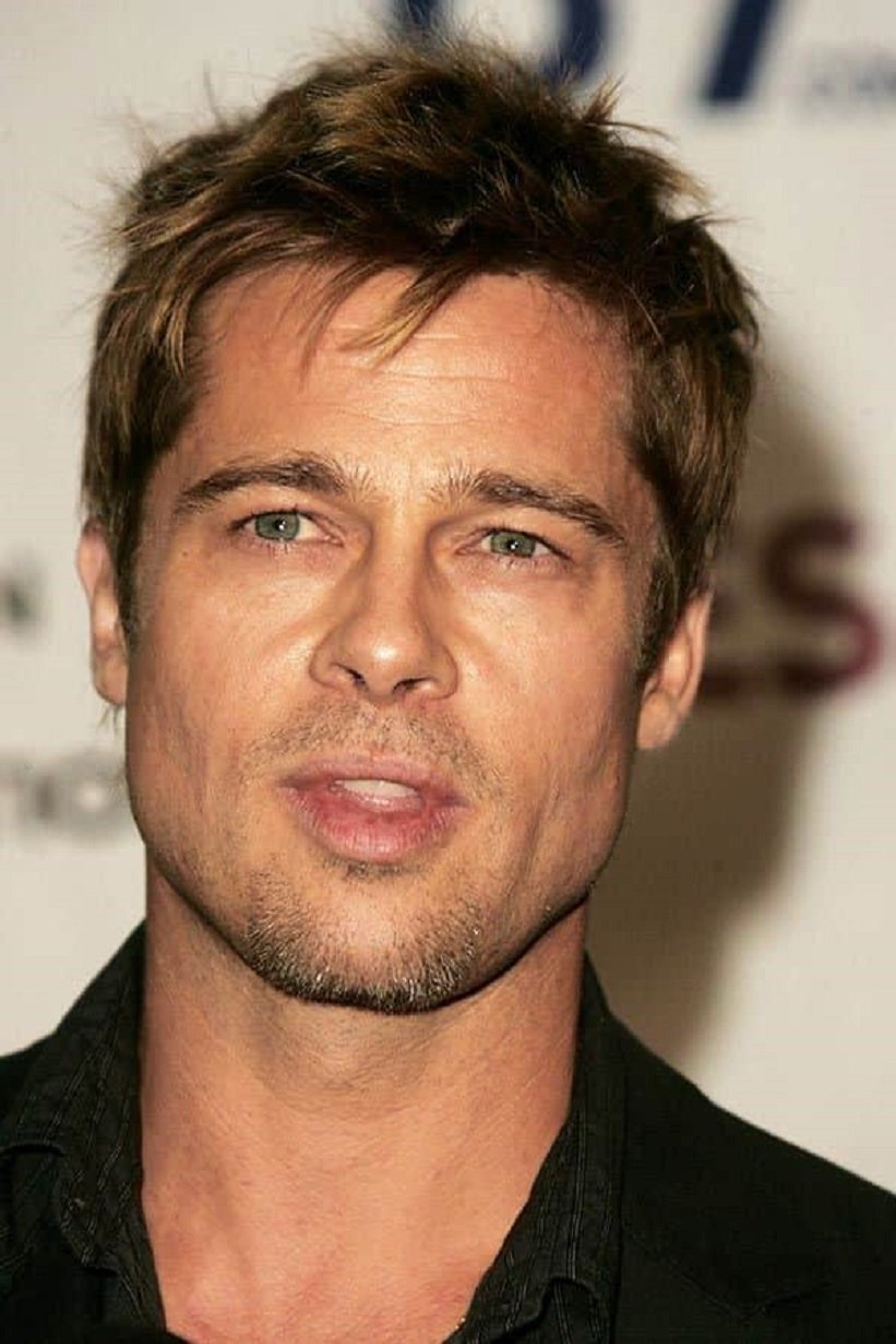 brad pitt short hair