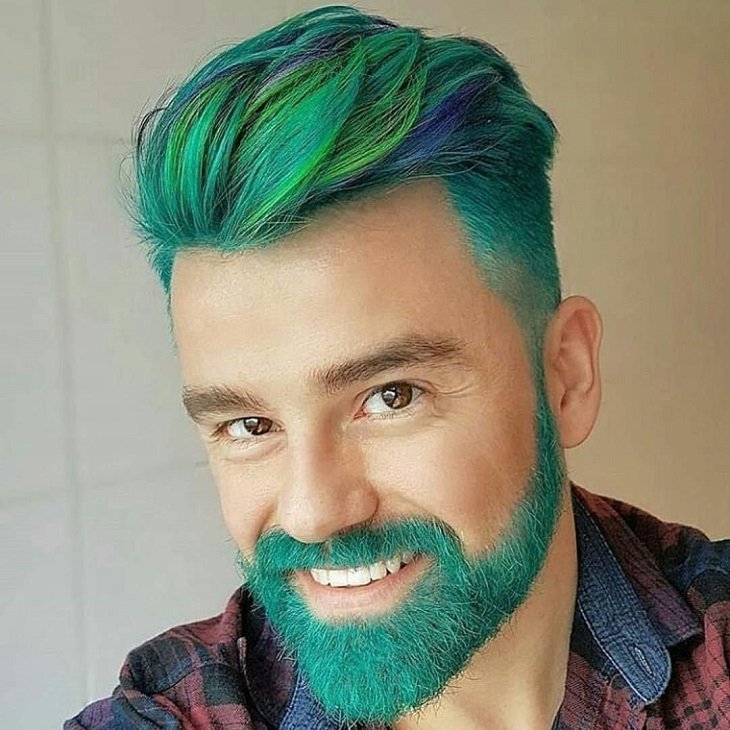dyed beard styles