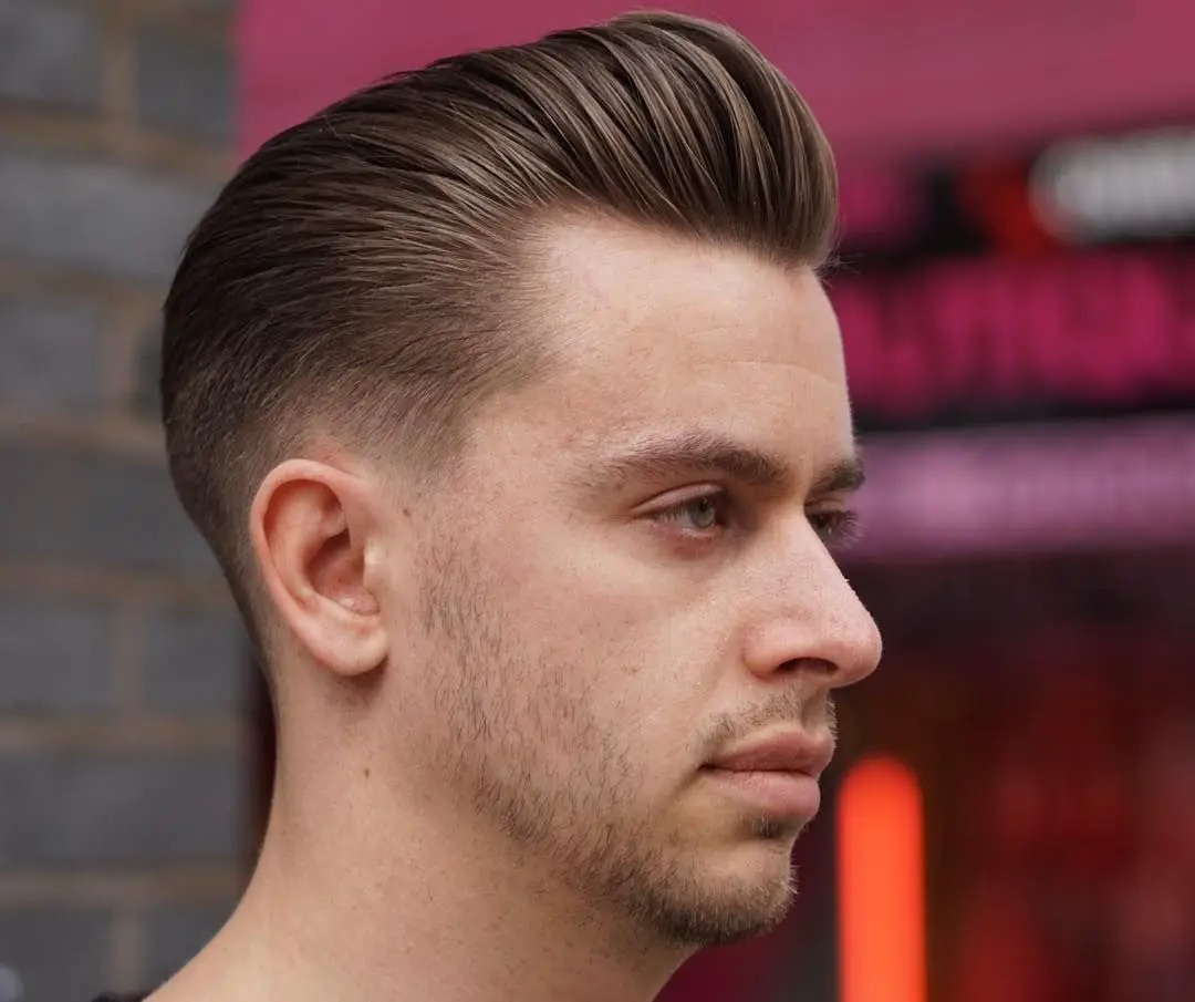 flat pompadour