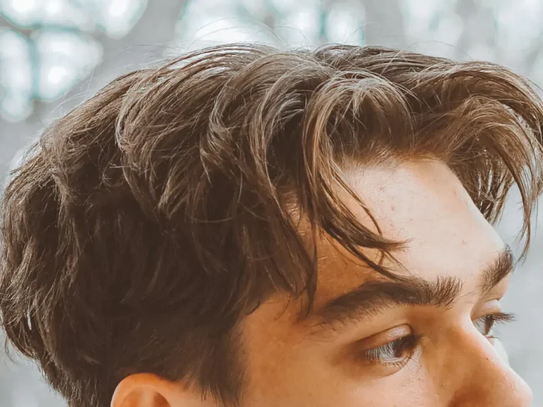 7+ Middle Part Hairstyle Men