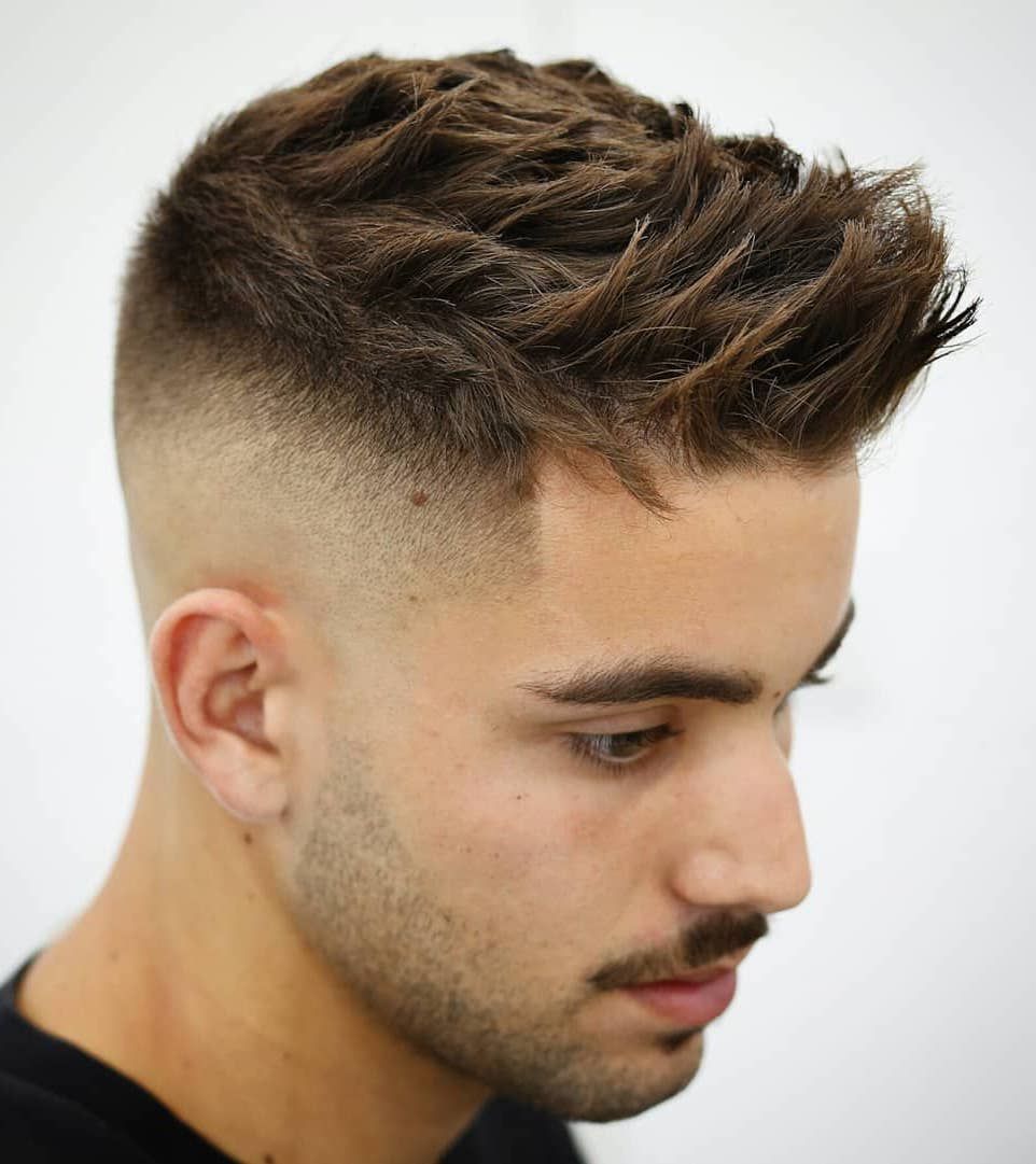 spain hairstyle with brushed up