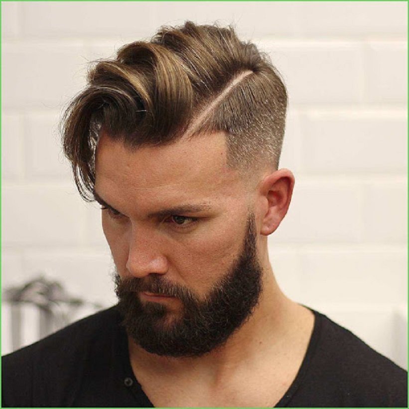 spain hairstyle with slicked back
